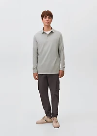 Cotton basic polo shirt