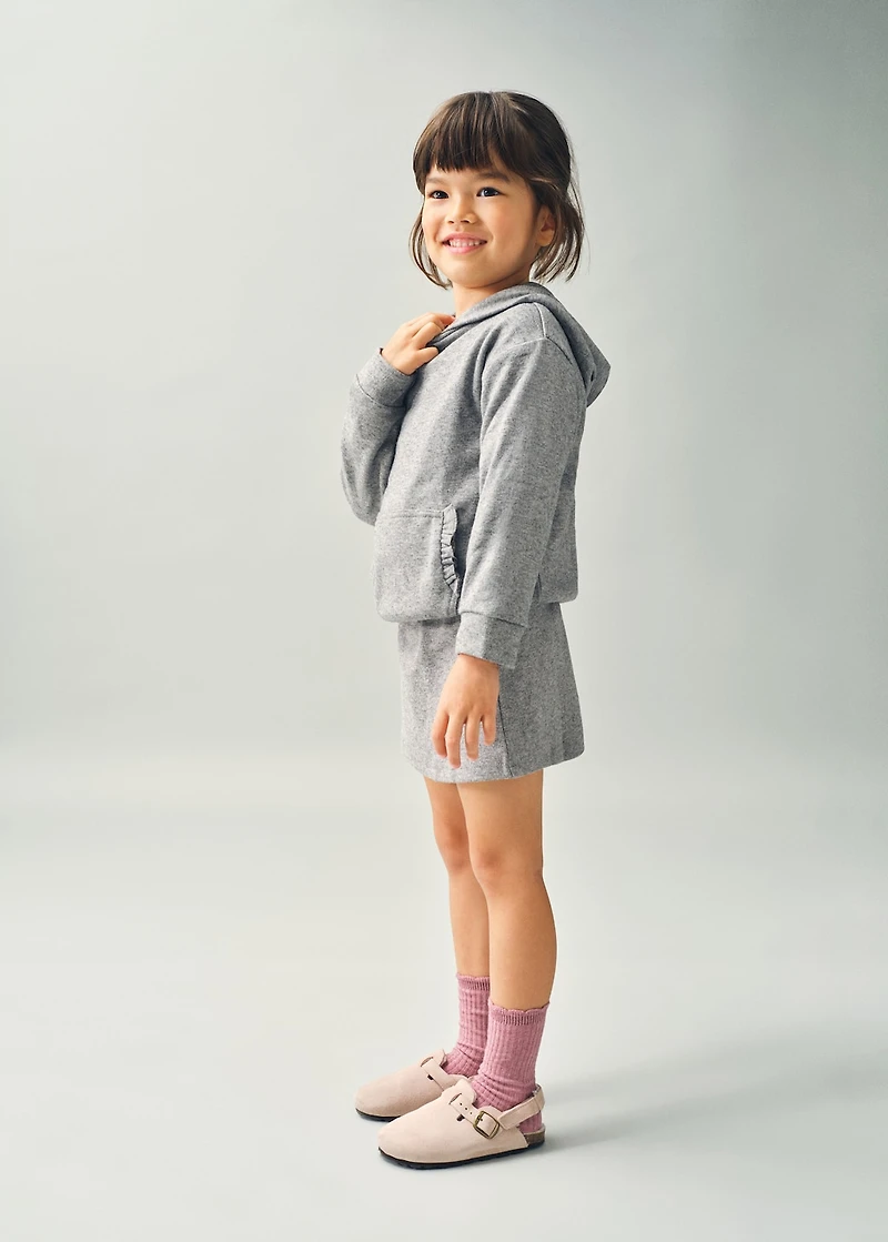 Ruffle detail sweatshirt