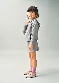 Ruffle detail sweatshirt