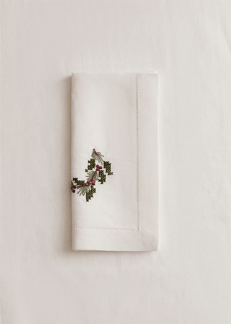 Cross-stitch napkins