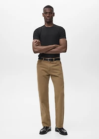 Stretch cotton T-shirt