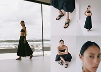 Leather straps sandals