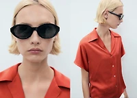 Short sleeve fluid shirt