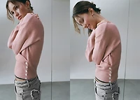 Double-breasted cardigan