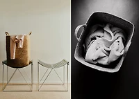 natural fiber rectangular basket