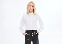 Straight-fit jeans with studs