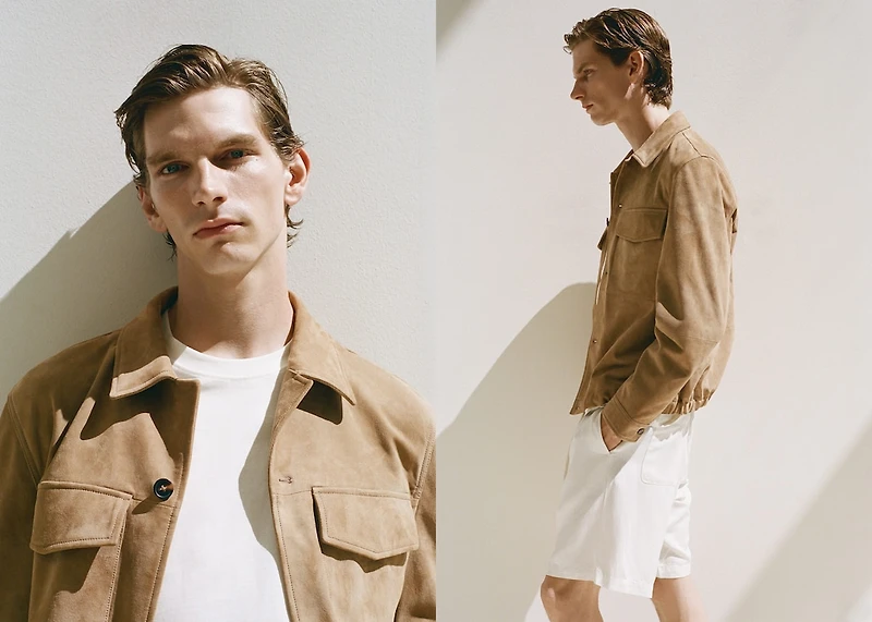 100% leather jacket with pockets