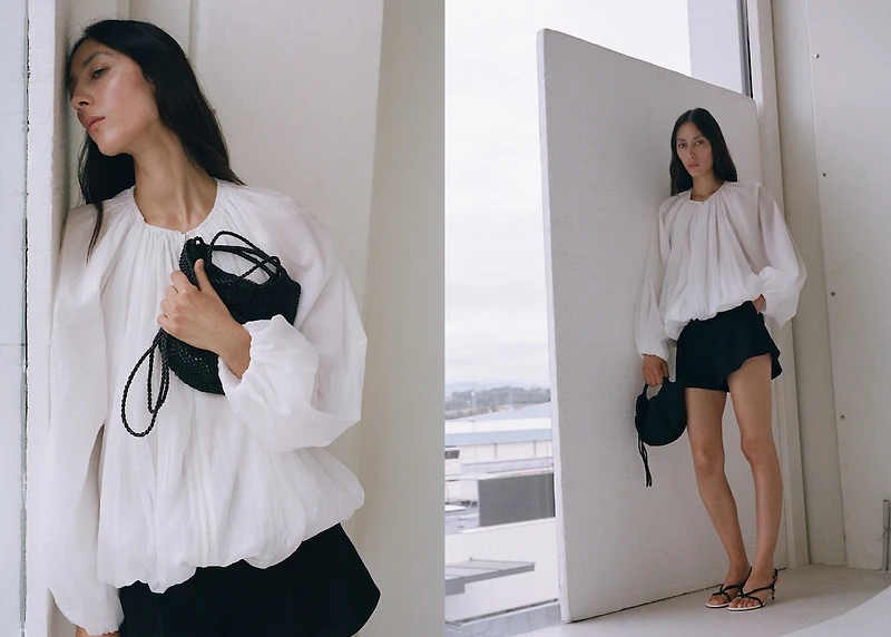 Mini woven crossbody bag