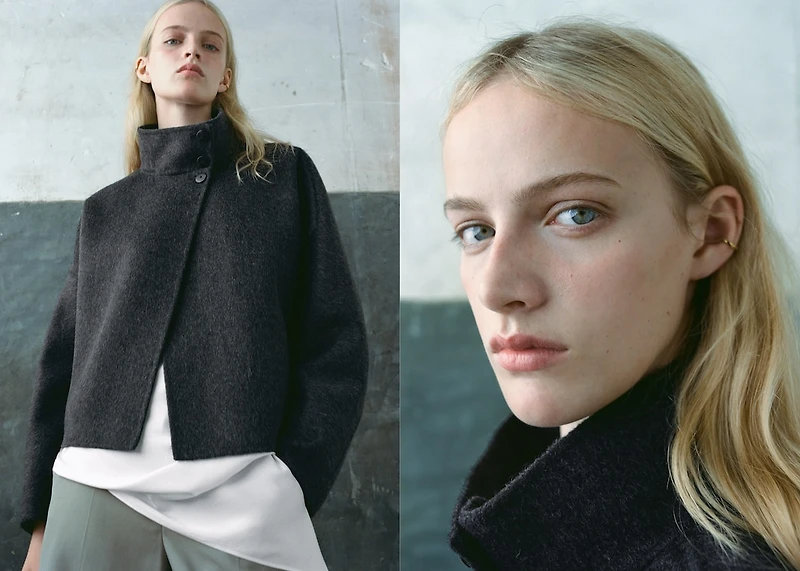 Oversize wool jacket