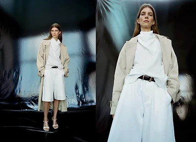 Striped blouse with handkerchief