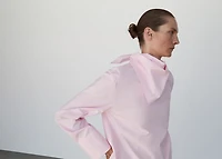 Poplin blouse with handkerchief