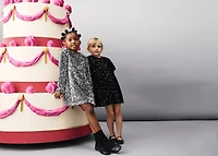 Short dress with sequins