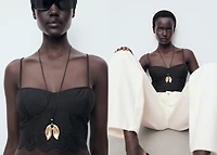 Embroidered crop top