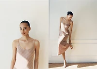 Scoop-back sequin dress