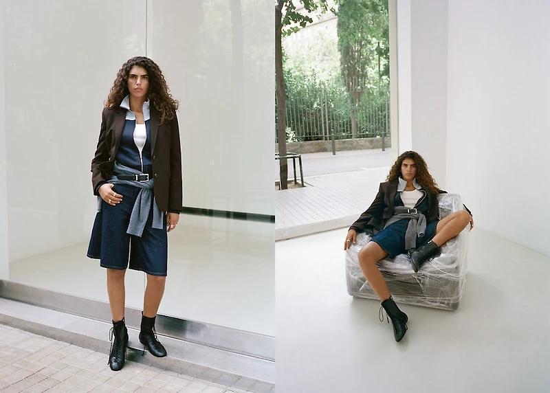 Straight-fit suit blazer