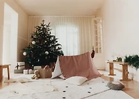 Children’s cable-knit cushion cover 17.72 x