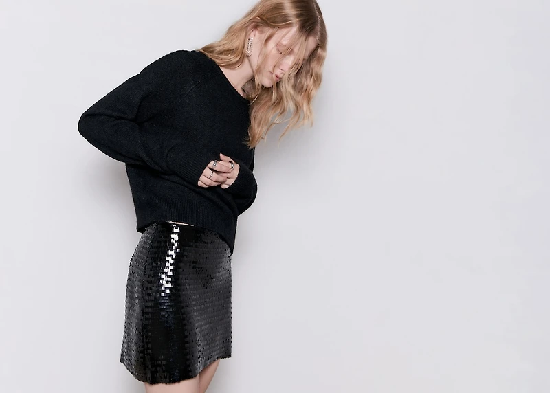 Sequin skirt
