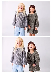 Ruffled floral dress