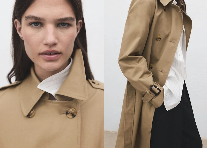 Classic trench coat with belt