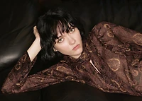 Paisley-print blouse with foulard