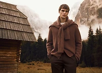 100% wool cardigan with buttons