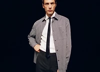 100% cotton relaxed-fit check shirt