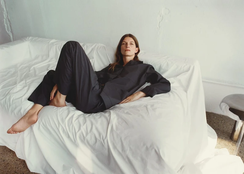 Poplin pajama bottoms