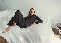 Poplin pajama bottoms