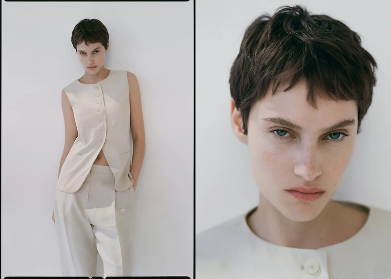 Suit vest with buttons