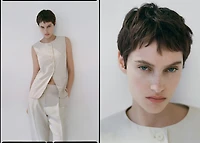 Suit vest with buttons