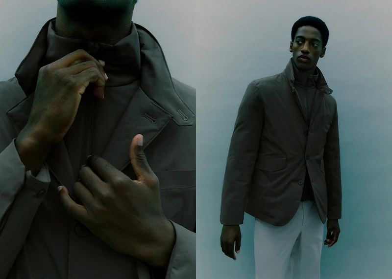 Packable water-repellent padded Thermolite® jacket