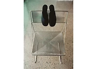 Leather mule slippers