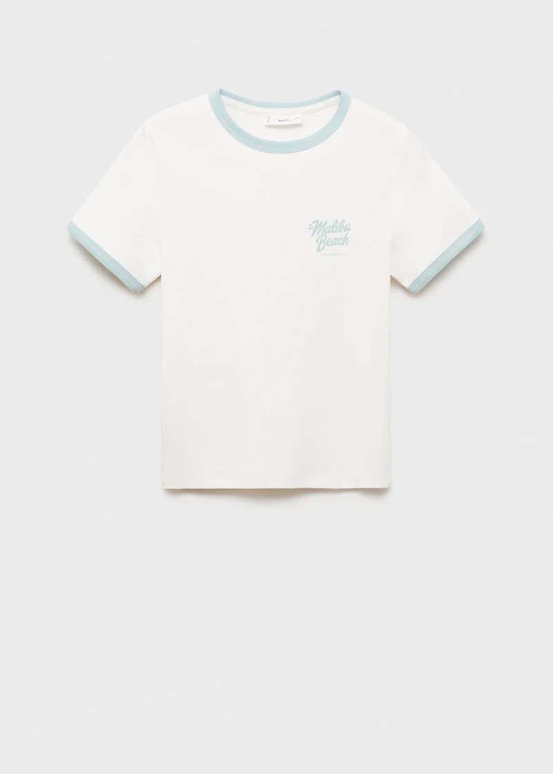 Short-sleeved printed t-shirt