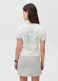 Short-sleeved printed t-shirt