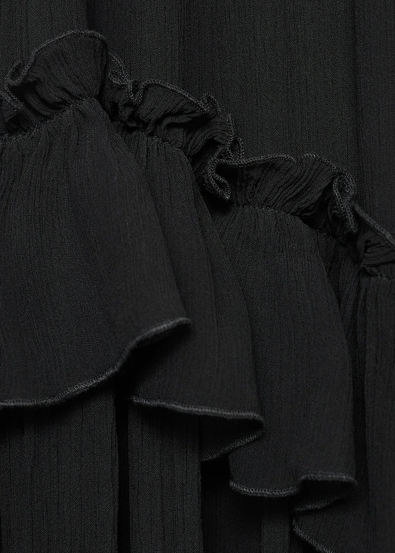 Strapless maxi-dress