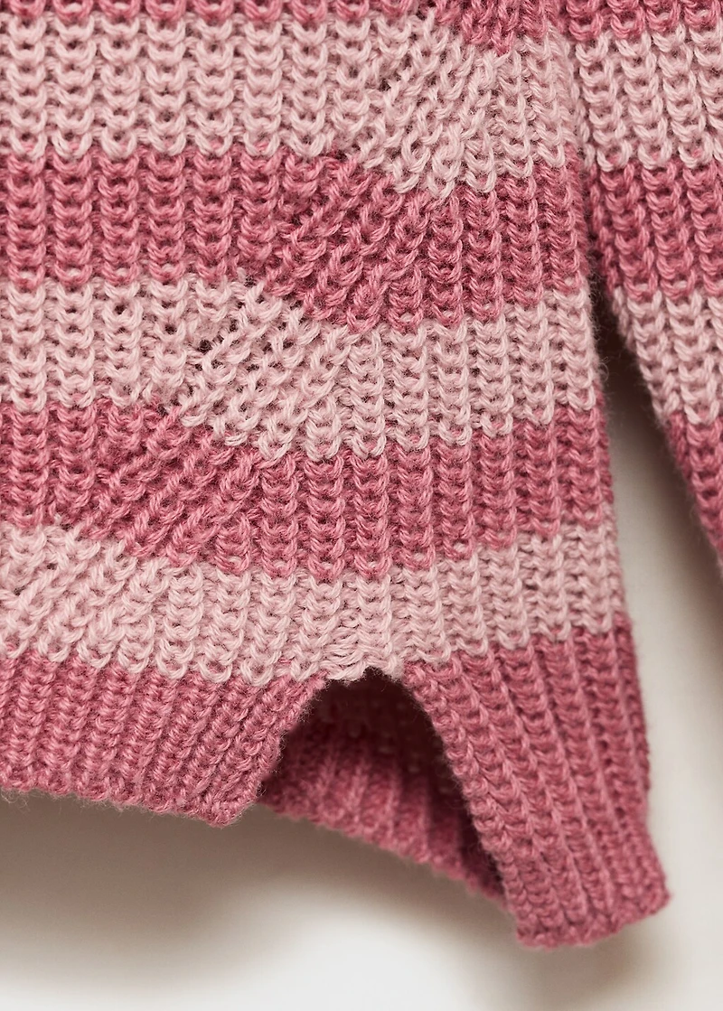 Buttons detail knit sweater