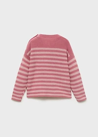 Buttons detail knit sweater