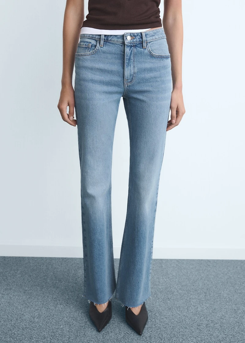 Fiona flared mid-rise jeans