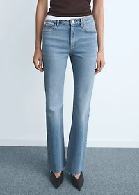 Fiona flared mid-rise jeans