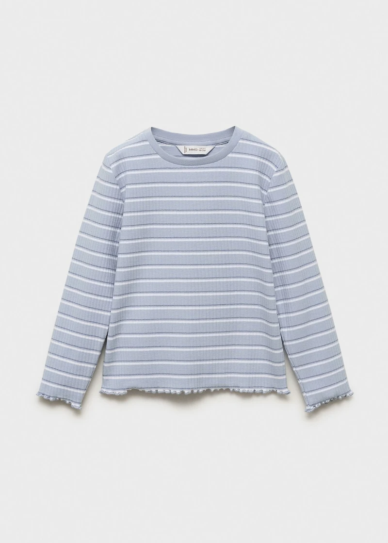 Striped cotton t-shirt