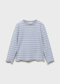 Striped cotton t-shirt