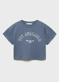 Printed cotton-blend T-shirt