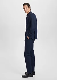 Monaco slim-fit suit pants