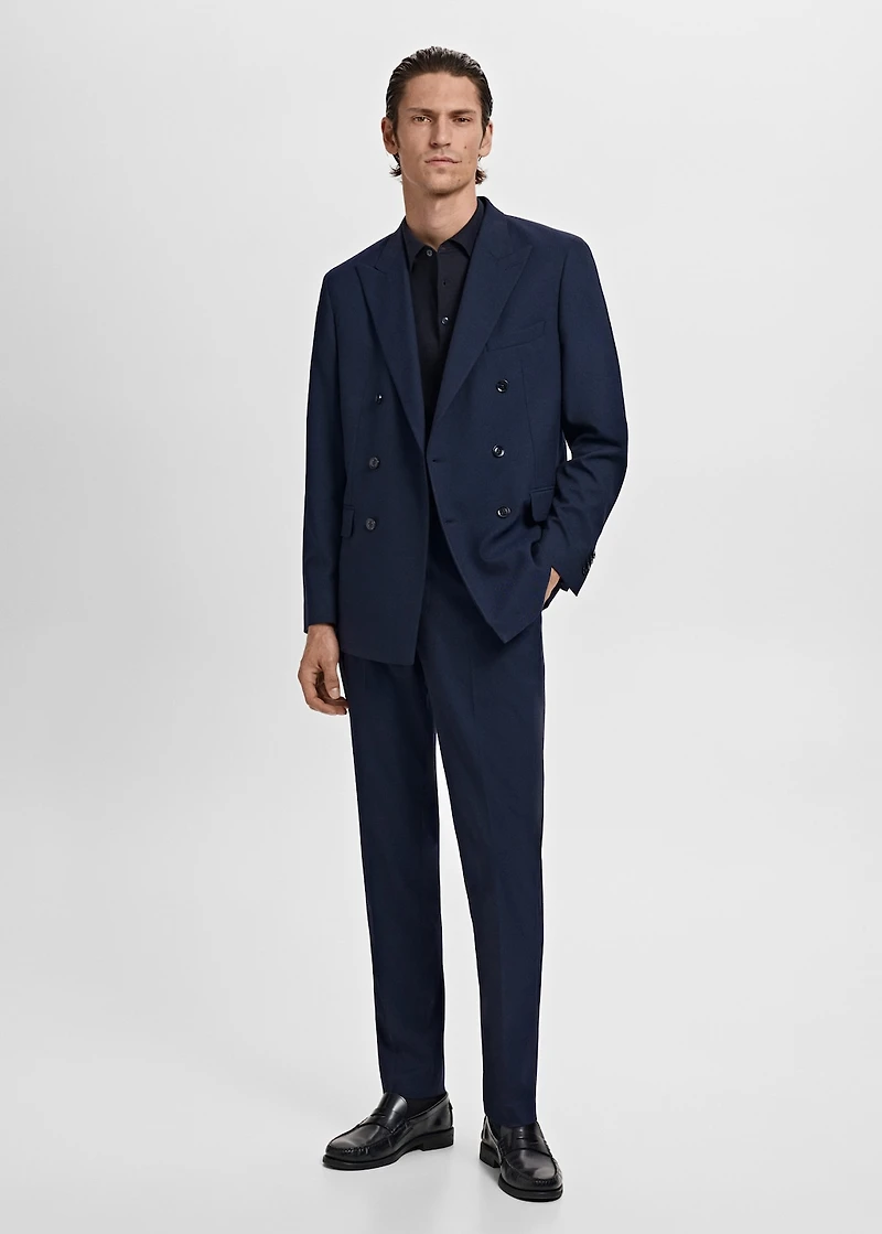 Monaco slim-fit suit pants