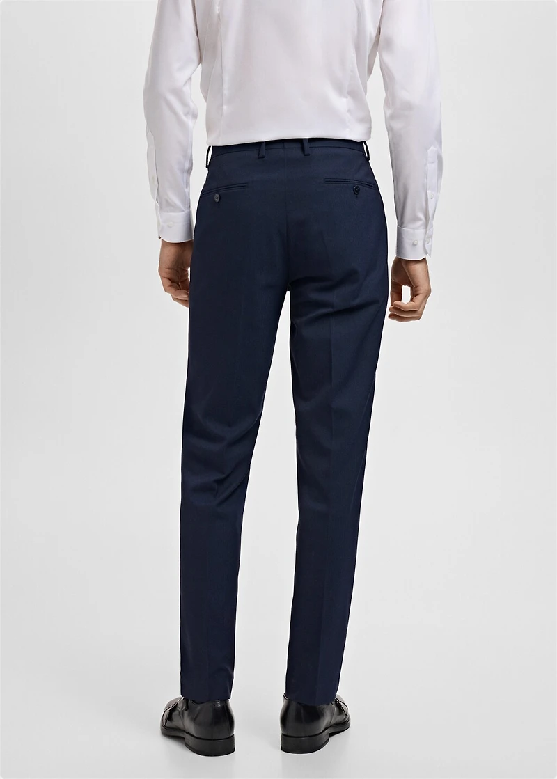 Monaco slim-fit suit pants