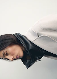 Handmade wool coat with belt