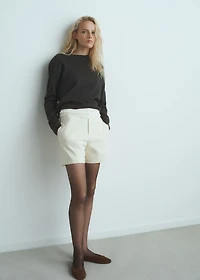 Knitted wool blend sweater