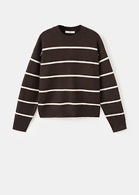 Knit striped sweater