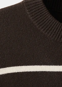 Knit striped sweater