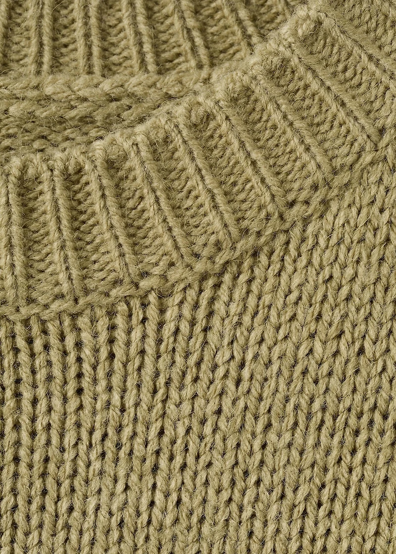 Oversized chunky-knit sweater